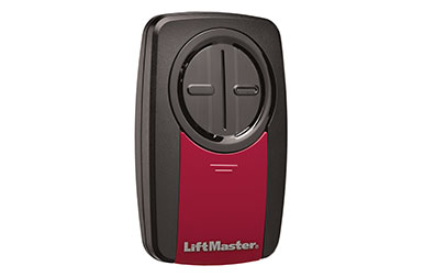This is an image of a Liftmaster garage door remote.