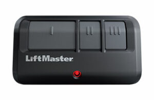 This is an image of a Liftmaster garage door remote, model 893Max.