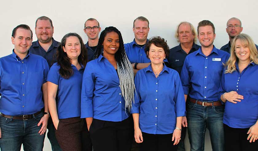 This is an image of the Entry Systems team in Laguna Hills, CA.