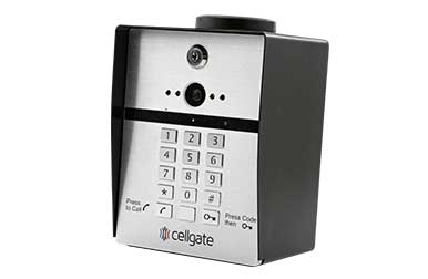 This is an image of an automatic gate keypad made by Cellgate.