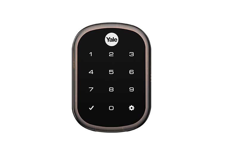 This is an image of a LIftmasterSmart Touchscreen Deadbolt.