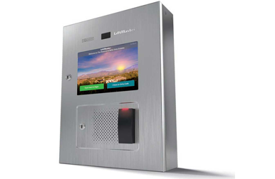 This is an image of an community gate access control system available in Orange County, CA.