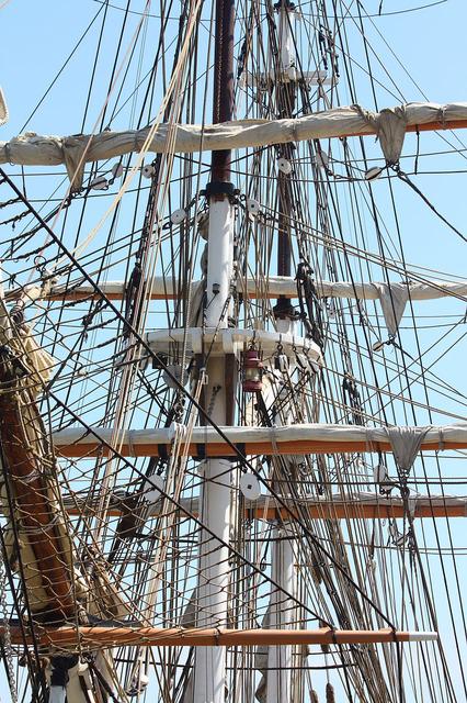 This is an image of the Pilgrim Brig Tall Ship in Dana Point Harbor.